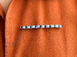 wearing Antique Sapphire and Diamond Bar Brooch