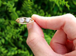 two stone diamond ring in yellow gold outside