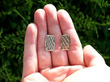 gold cufflinks outside