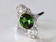 tourmaline diamond ring