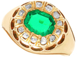 Antique Gold and Emerald Ring