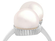 Vintage Pearl and Diamond Cocktail Ring 