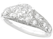 Platinum Diamond Solitaire Ring