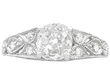 Platinum Diamond Solitaire Ring