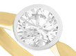 Bezel Set Diamond Engagement Ring