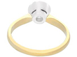 Bezel Set Diamond Engagement Ring