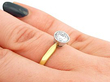 Bezel Set Diamond Engagement Ring