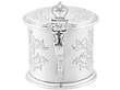 Antique Mustard Pot in Sterling Silver