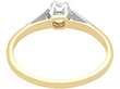 1950s Round Cut Solitaire in Gold