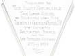 Silver antique trowel