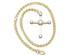 Diamond Gold Cross Pendant 