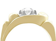 Gold Diamond Cocktail Ring