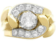 Gold Diamond Cocktail Ring