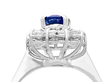 Sapphire Cluster Ring