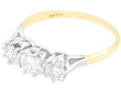 vintage diamond three stone ring