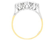 vintage diamond trilogy ring