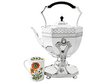 Victorian Spirit Kettle in Sterling Silver