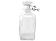 Glass Locking Decanter Antique 