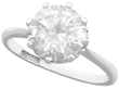 platinum solitaire engagement ring