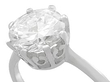 vintage platinum solitaire engagement ring
