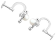 Vintage Pearl Earrings Screw Back 