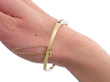 wearing ruby diamond bangle