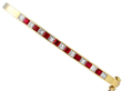 Ruby and Diamond Bangle