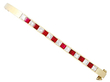 Ruby and Diamond Bangle