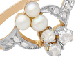 Antique Pearl and Diamond Dress Ring