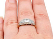 antique diamond cocktail ring wearing