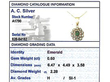 emerald pendant grading card