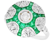 unusual emerald ring