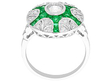 unusual emerald ring
