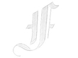 Indian Silver Tray Letters