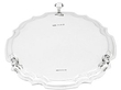 Vintage Silver Waiter Tray Underside