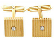 Gold & Diamond Cufflinks