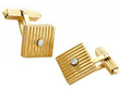 Gold & Diamond Cufflinks