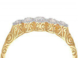 Antique 1920s Five Stone Diamond Dress Ring