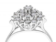 Vintage Diamond Cluster Cocktail Ring