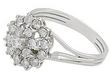 Vintage Diamond Cluster Cocktail Ring