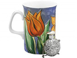 Silver Scent Flask with Cup 