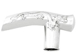 Walking Stick Handle in Chinese Export Silver