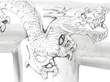 Walking Stick Handle in Chinese Silver