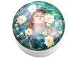 Sterling Silver and Enamel Box Open