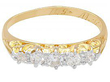 Antique Gold Five Stone Diamond Ring