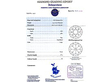 platinum three stone diamond ring certificate 