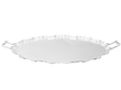 Two Handled Silver Tea Tray Antique 