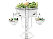 silver table centrepiece