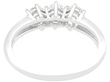 18 ct White Gold Diamond Trilogy Ring