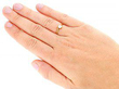 Yellow Gold Twist Solitaire Ring